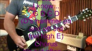 Dinosaur jr-On the brink guitar instructional