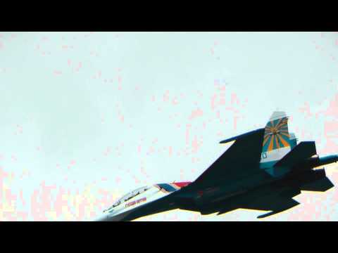 RusAF Su-27 Russian Knights Aerobatic Flight2of2 LIMA2013