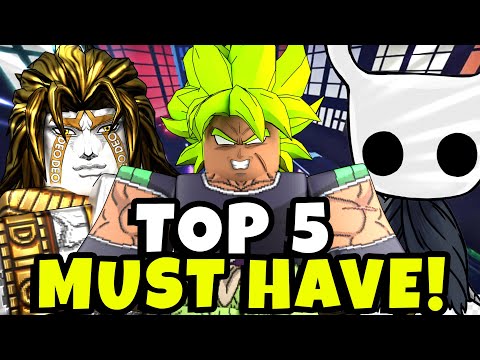 Top 5 MUST HAVE Units in Anime Vanguards!