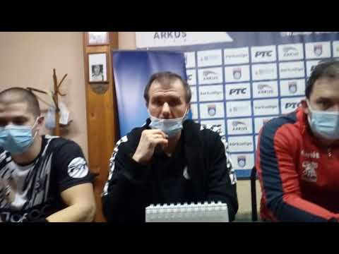 ARKUS liga 12. kolo / RK Crvenka - RK Partizan / Izjave aktera meča nakon utakmice