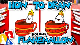 How To Draw Holiday Flamemallow - Together Time With YouTube Kids