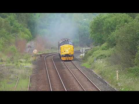 DRS 37419 & 37402 Power Out Of Carnforth 14th June 2019