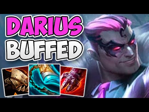 CHALLENGER DARIUS MAIN PLAYS BUFFED DARIUS! | CHALLENGER DARIUS TOP GAMEPLAY | Patch 12.6 S12