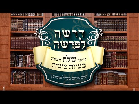 דרשה לפרשת שבוע - פרשת שלח תשפ"ג