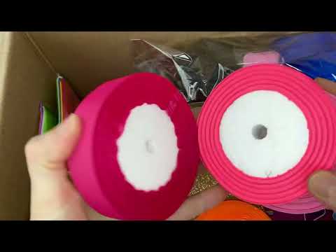 Распаковка товаров для рукоделия с сайта Mixtop