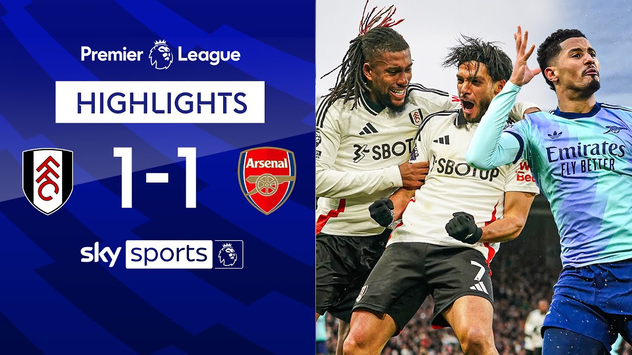 Arsenal face title race BLOW! | Fulham 1-1 Arsenal | Premier League Highlights