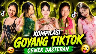 Download lagu KOMPILASI GOYANG TIKTOK VERSI CEWEK DASTERAN😍 mp3