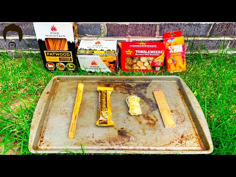 Finding the Best Fire Starter - Testing all the Fire Starters sold at King Soopers