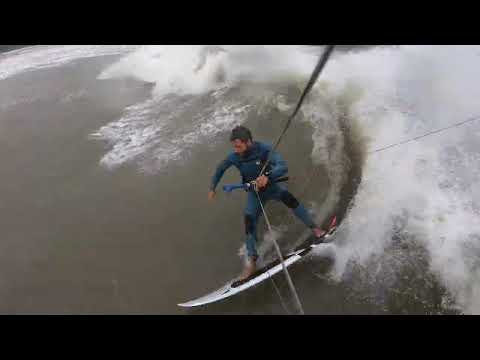 Daniel Weber  kitesurfing in Brasil