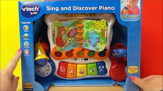 Vtech Baby Sing and Discover Piano Kindergarten Teaches Music colors sounds and animals
