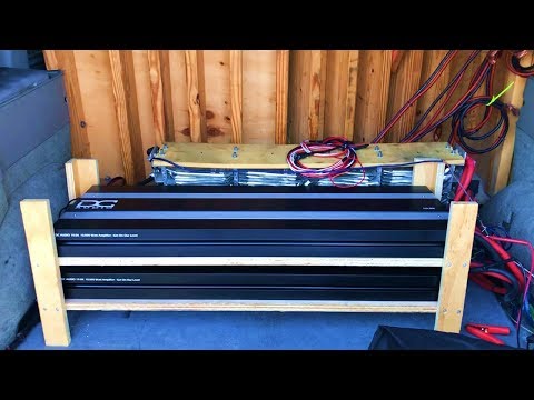 BIG AMPLIFIERS WIRED TO 0.17 OHM!? DANGEROUSLY LOUD 165DB SYSTEM!!!