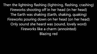 Blue Oyster Cult - Fireworks (lyrics)