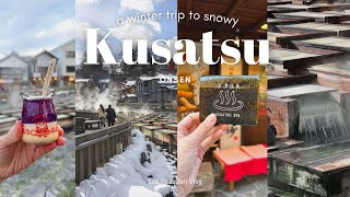 Taking myself on a Solo Trip to Kusatsu Onsen |2 day Itinerary| Everything I ate |Japan Travel VLOG