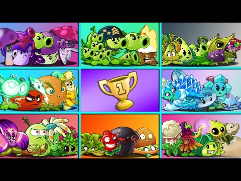 10 Team Plants Battlez - Who Will Win? - PvZ 2 Teams Plant Tournament