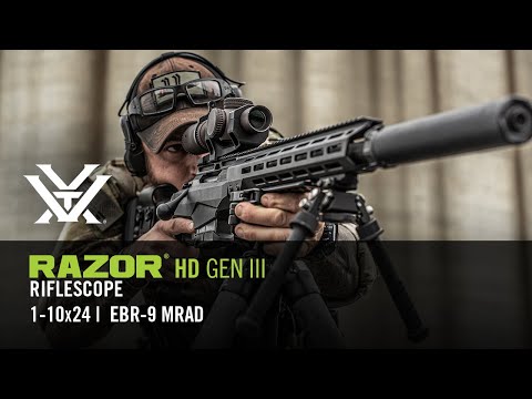 Vortex Razor® HD Gen III 1-10x24 FFP MRAD Reticle Explained