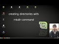 creating directories in linux | mkdir command in linux