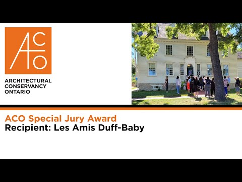 2022 ACO Special Jury Award: Les Amis Duff-Bâby
