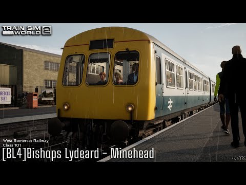 [BL4]Bishops Lydeard - Minehead - West Somerset Railway - Class 101 - Train Sim World 2