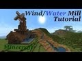 Minecraft Wind or Water Mill tutorial 