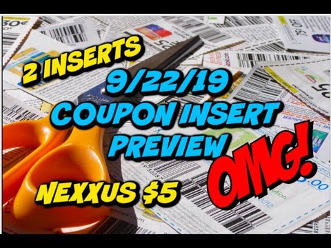 9/22/19 COUPON INSERT PREVIEW | 🔥 NEXXUS, RIMMEL, TIDE & MORE! 😱