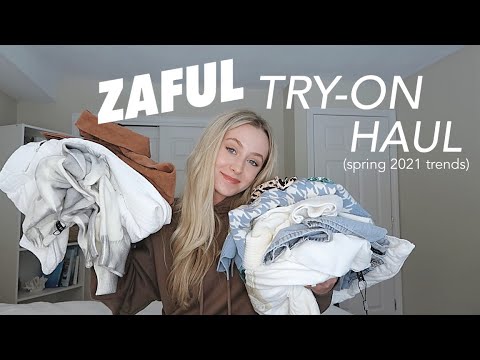 HUGE ZAFUL TRY ON HAUL| spring 2021 trends! (clothing+bikinis)