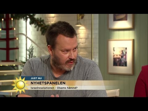 Nyhetspanelen: "Relation mellan Obama och Israel frostig från början" - Nyhetsmorgon (TV4)