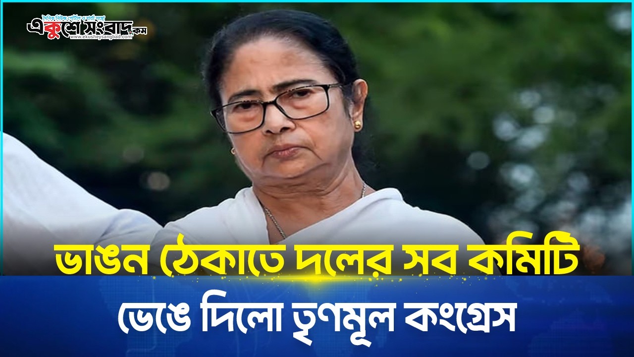  ভাঙন ঠেকাতে দলের সব কমিটি ভেঙে দিলো তৃণমূল কংগ্রেস