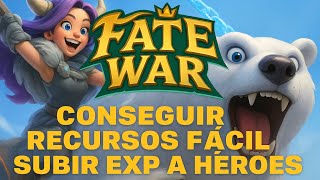 FATE WAR - conseguir recursos y EXP de héroes ESPAÑOL