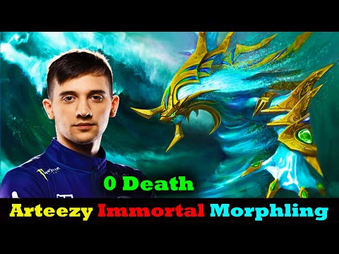 Arteezy You Can't Kill Me - Immortal Morphling against Gunnar, BuLba, Matthew, Demon GG DotA