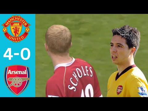 The day Sir Alex beat Arsenal from the midfield!