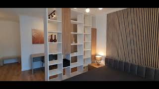 For rent a brand new apartment in Cluj-Napoca, 5 minutes walk from the Iulius Mall, Park Lake residence, with kitchen, bedroom, bathroom and balcony Video