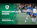 Promotieklasse Dames- 2022/2023 - Doelpunten speelronde 18