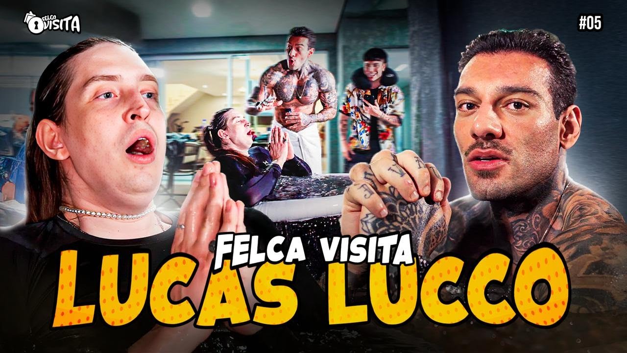 FELCA INVADE MANSÃO INÉDITA DE LUCAS LUCCO - Felca Visita