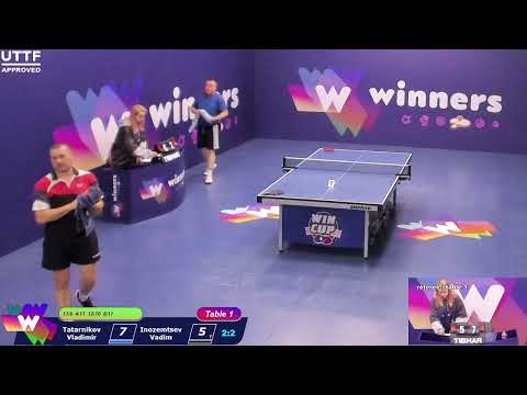 WINners CUP table 1 31.01 Tatarnikov Vladimir - Inozemtsev Vadim 9:30