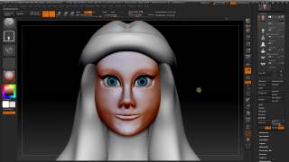 Lollipop Girl Bust - Zbrush Speed Sculpt