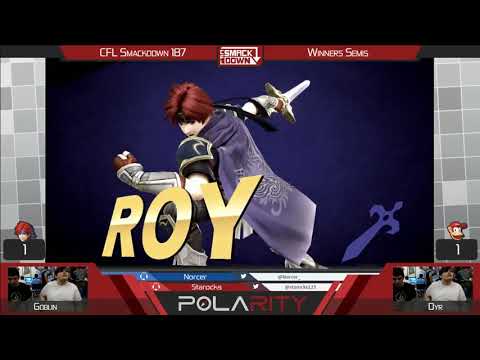 CFL Smackdown 187 Smash 4 - Goblin (Roy) vs Dyr (Diddy Kong) - Winners Semis