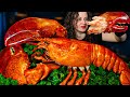 GIANT 8 LBS LOBSTER Feast MUKBANG SEAFOOD MUKBANG WHOLE LOBSTER SEAFOOD Mukbang Feast ASMR