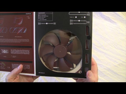 Noctua NF-A14 PWM, Premium Quiet Fan, 4-Pin (140mm) - Unboxing