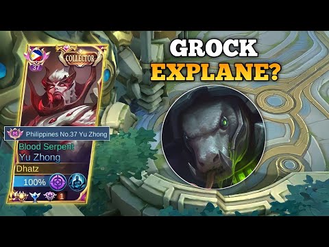 GROCK IS THE NEW KING OF EXP LANE META!? WHY SO SQUISHY? | YU ZHONG TUTORIAL - MLB