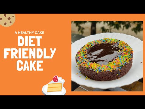 Diet cake, sugar free suji cake , no sugar, semolina cake , chocolate cake!