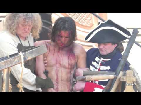 Opnames van (sur le tournage de)" De Bende van Jan de Lichte" in Veurne   maandag 27maart2017  (2)