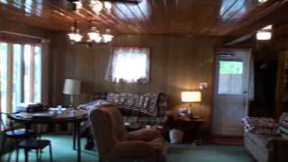 preview picture of video 'Maine Real Estate Video, Brackett Lake Log Home, Garage 8039'