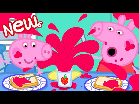 Peppa Pig Tales 🍓 Peppa & George Get Into A Jammy Mess 🍓 BRAND NEW Peppa Pig Episodes