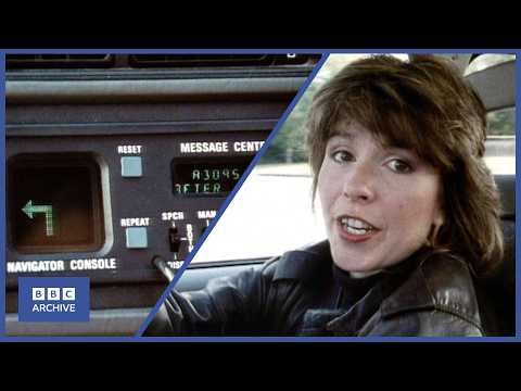 1986: Satellite Navigation for Cars of the Future | Tomorrow's World | Retro Tech | BBC Archive