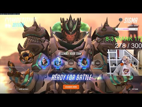 POTG! 25K DMG! HADI INSANE SIGMA + REINHADT OVERWATCH 2 SEASON 7 GAMEPLAY
