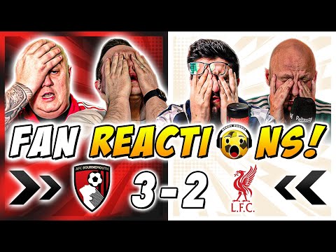 Liverpool Fans IN AGONY 😣 Reactions to Bournemouth 3-2 Liverpool | Premier League Fan Reactions
