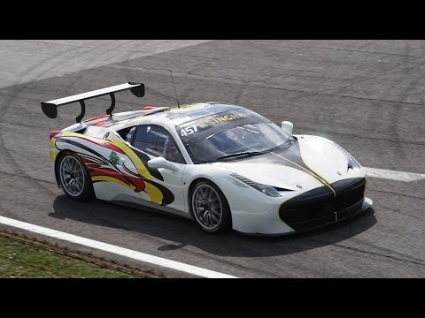 Ferrari Challenge 2016 Race with CRASH & Tow!