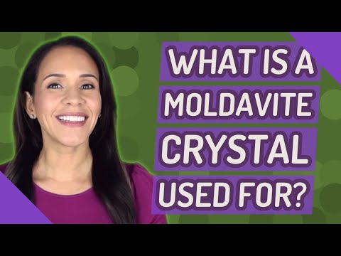 What is a Moldavite crystal used for?