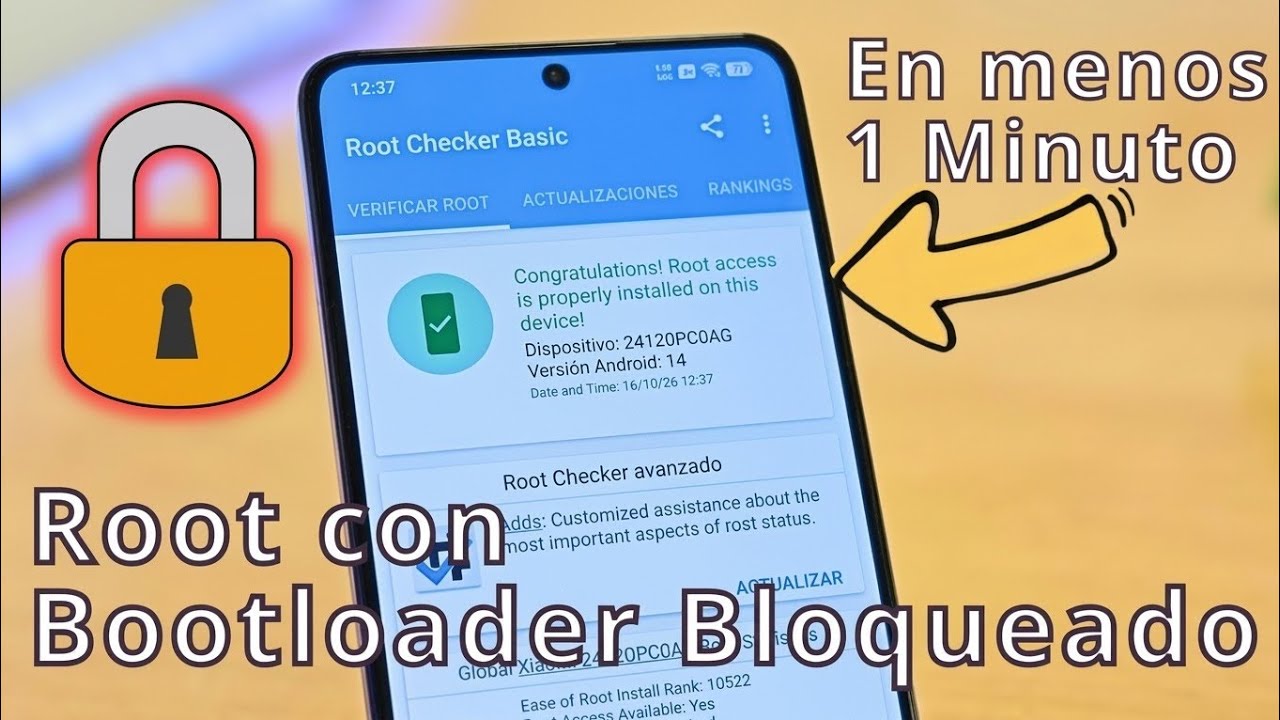 ROOT sin Desbloquear Bootloader en 5 Segundos! Comprueba si puedes 