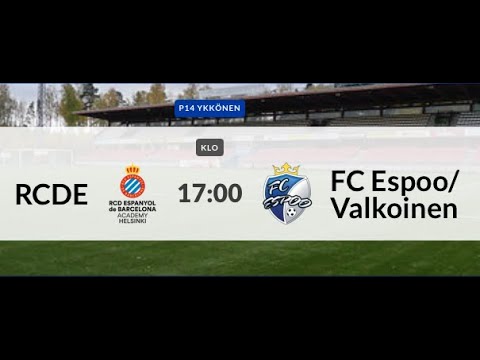 RCD Espanyol Academy Helsinki vs FC Espoo/Valkoinen, Boys U14